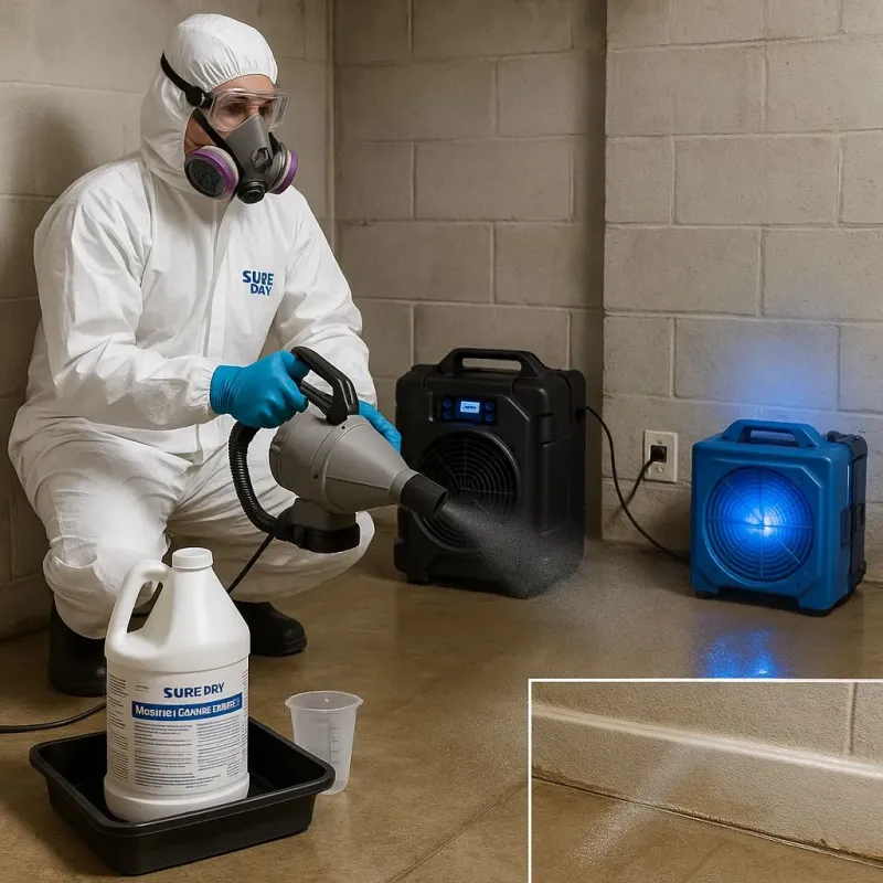 Sanitization and Odor Removal process in Vincent, CA